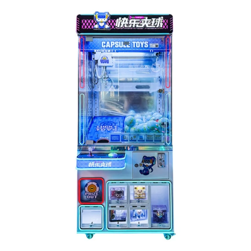 Arcade Toy Claw Vending Machine - Kapselspielzeug-Greifautomat: Münzbetriebener Gachapon-Automat für Spielhallen mit