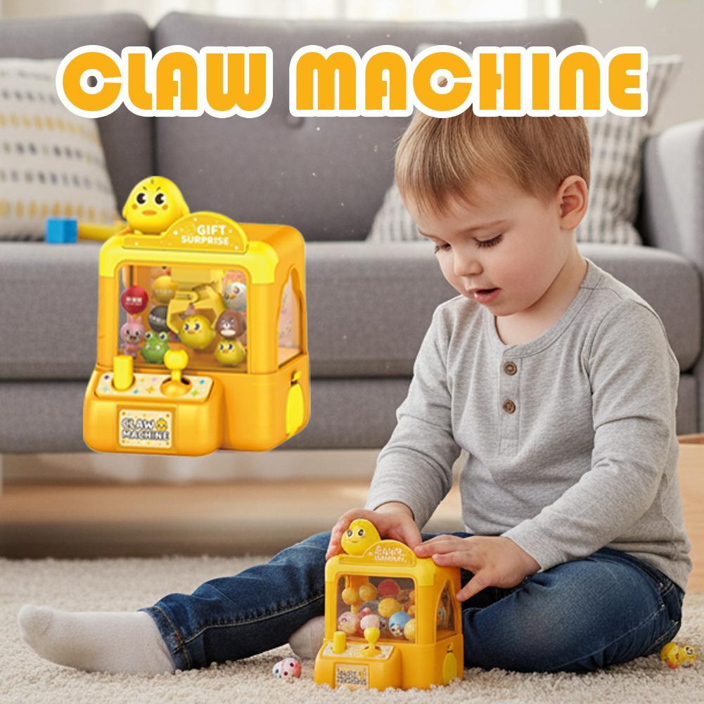 Arcade Toy Vending Machine - Niedliche Arcade-Greifautomaten-Spielzeuge, elektronisches Arcade-Spiel, verstellbare Puppen-Greifmaschine,