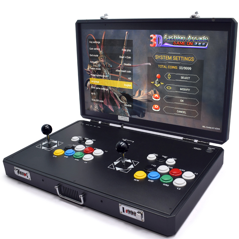 Arcade Vibes - Pandora h3 24-Zoll-LCD-Arcade-Konsole, Spiele, 2-Spieler-Platine, Retro-Video,
