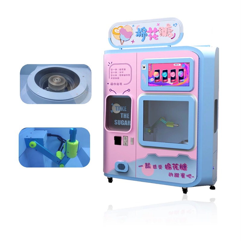 Candy Vending Machine - Zuckerwattemaschine Automatische Elektronik-Produktionsmaschine Marshmallow-Verkaufsautomat