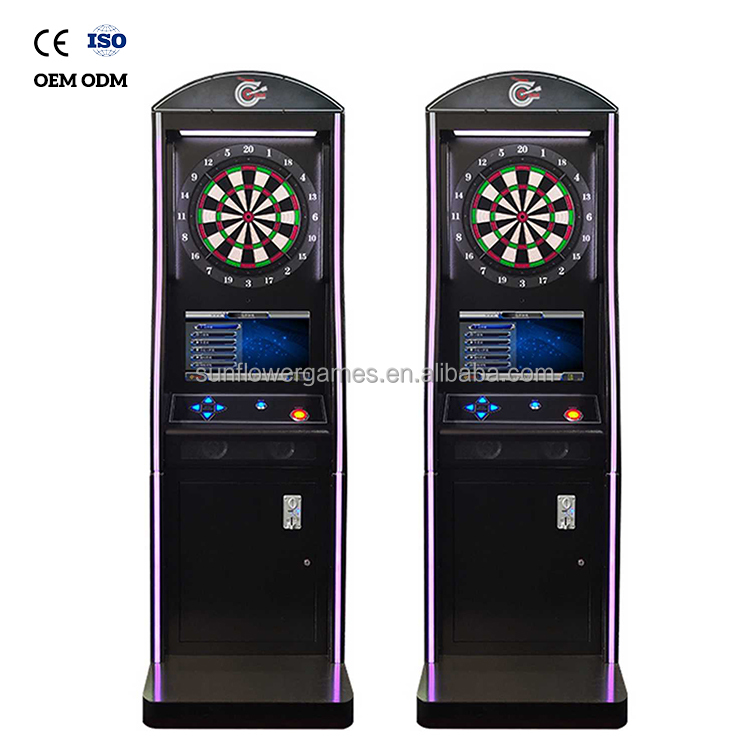 Electronic Dartboard Cabinet - Arcade-Dartscheiben-Schrank, Maßgefertigtes Ticketspiel, Münzbetriebene Unterhaltung für