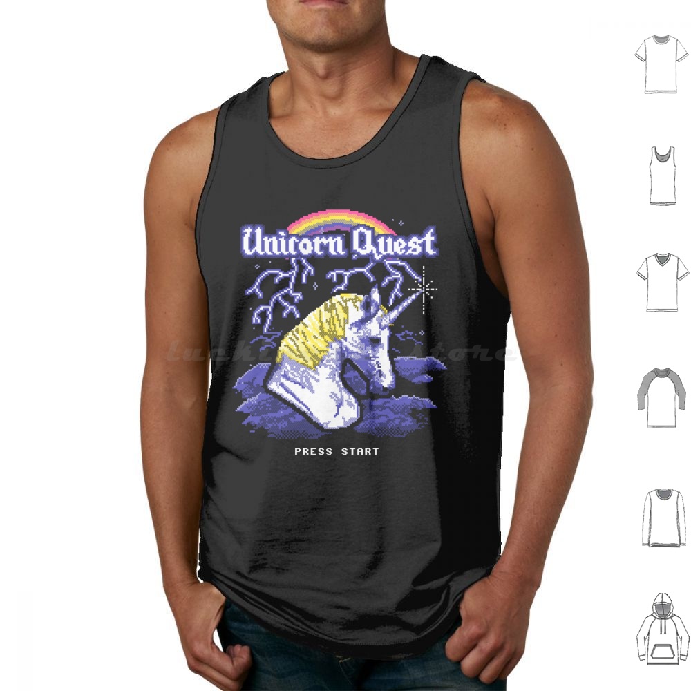 Unicorn Quest Tank Tops Weste  – Arcade Quest Bewertung und Preis