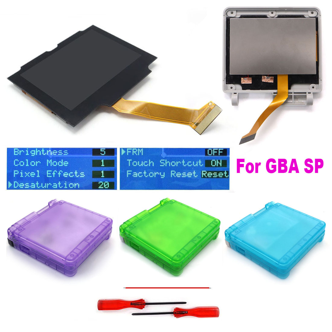 HISPEEDIDO Für GBA SP IPS V5 B – Lcd Screen Arcade Bewertung und Preis